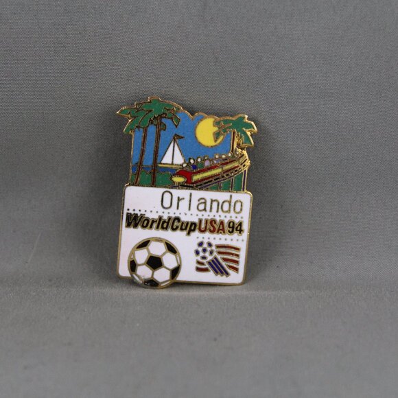 World Cup 1994 Pin - Match Location Orlando Roller Coaster - Peter David - Picture 3 of 3